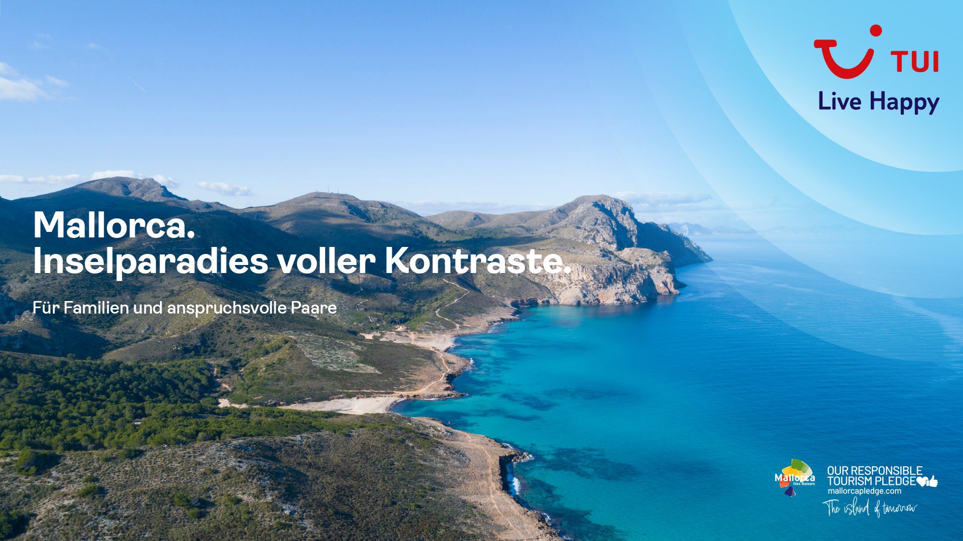 Werbeanzeige für Mallorca