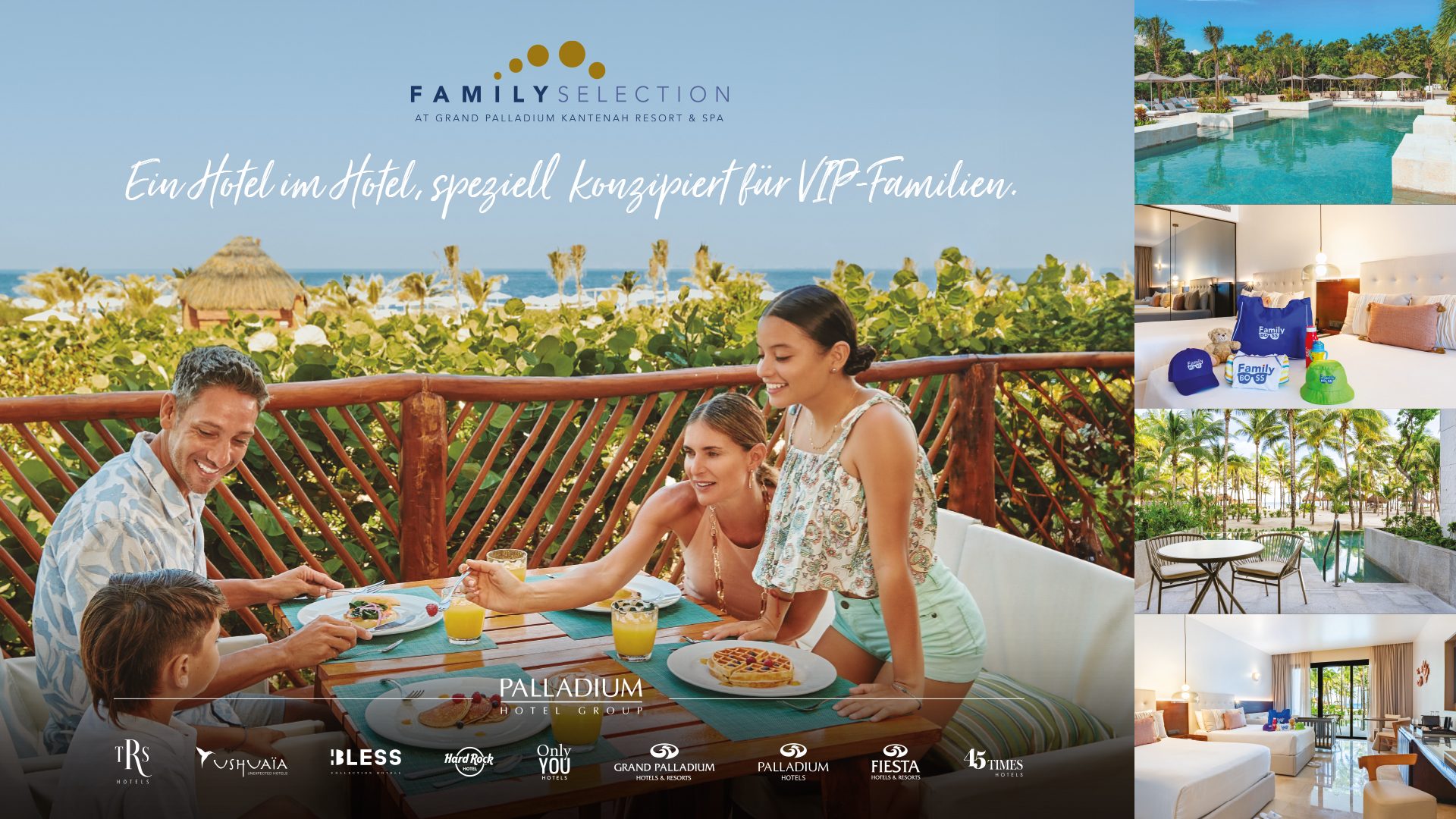 Werbeanzeige für das Palladium Hotel