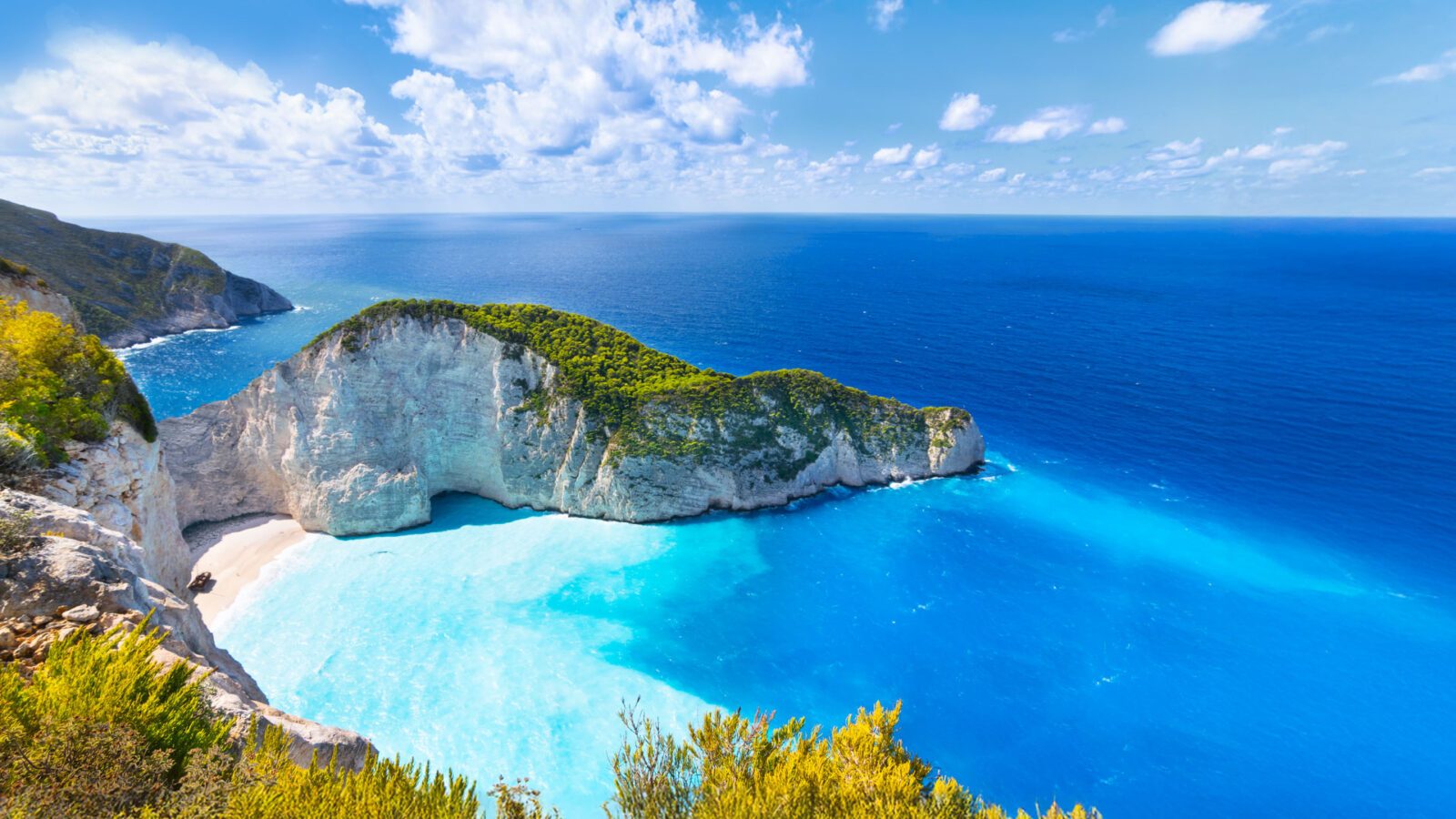 Shipwrack Bay auf Zakynthos