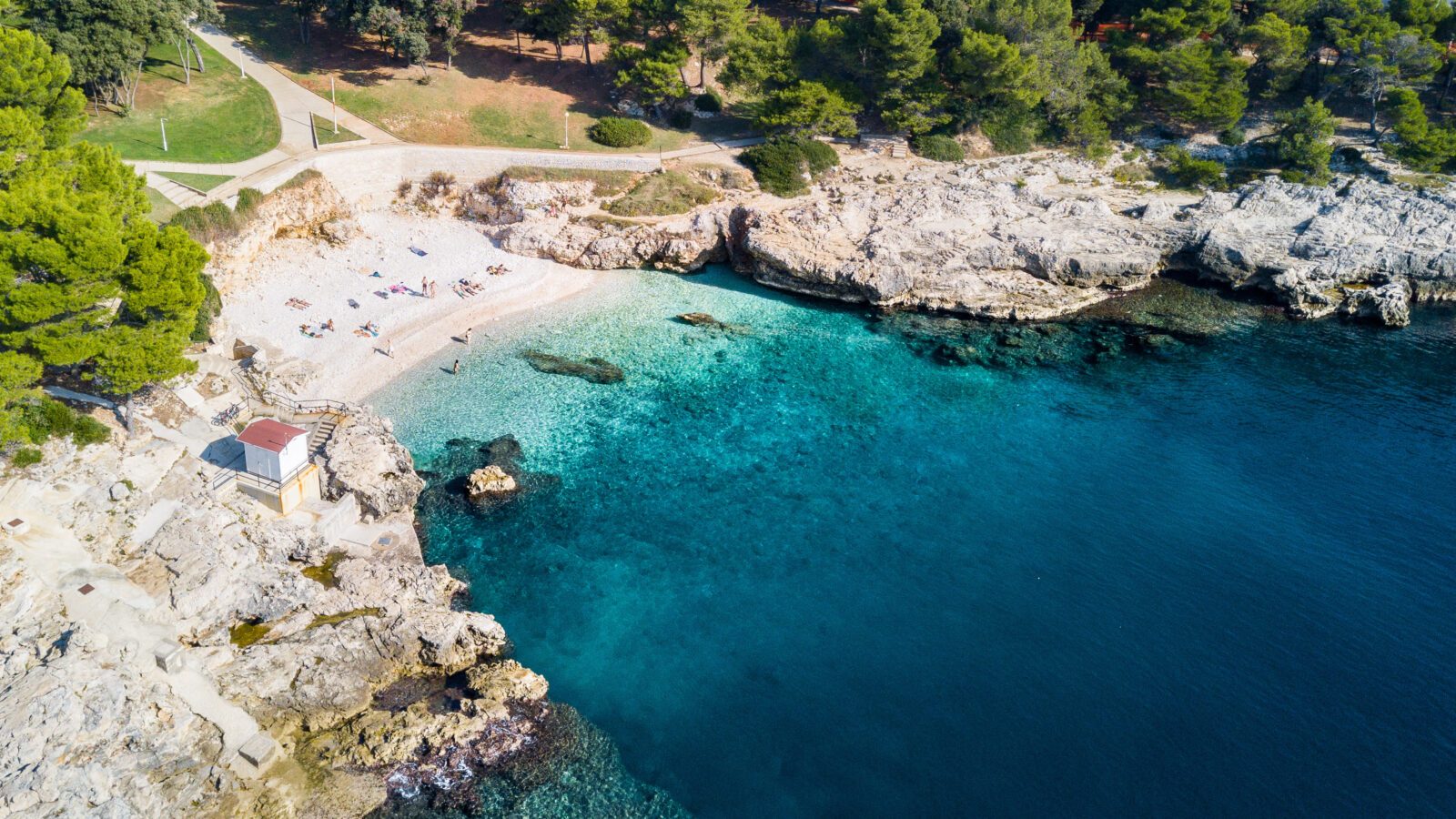 Havajsko beach aerial photo, Pula-Croatia