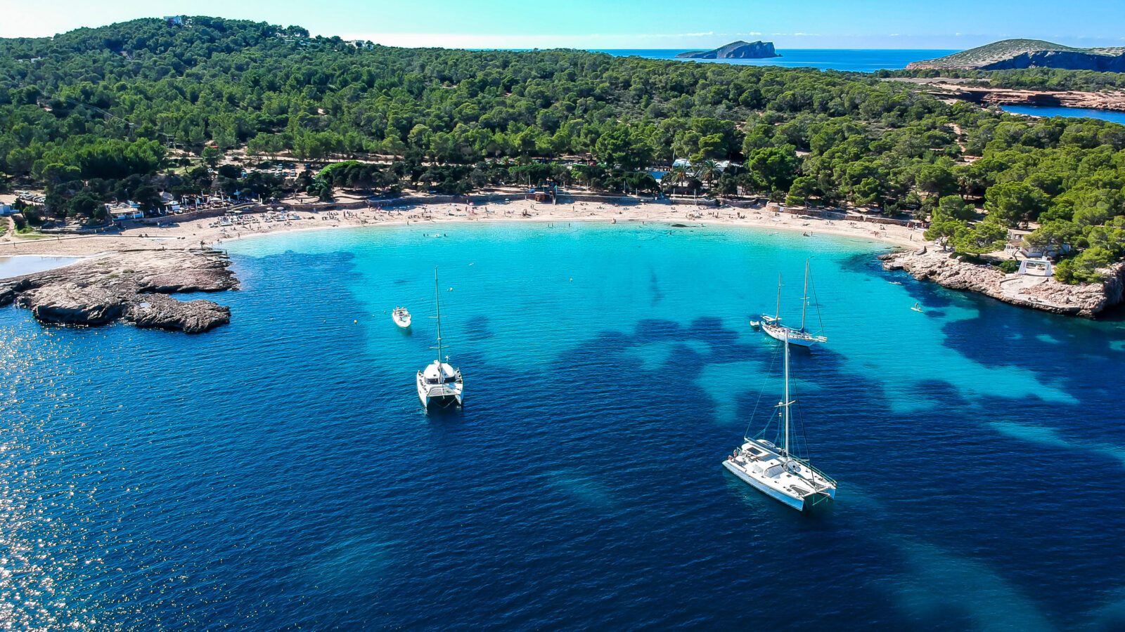 Cala Bassa Beach, ibiza. Spain.