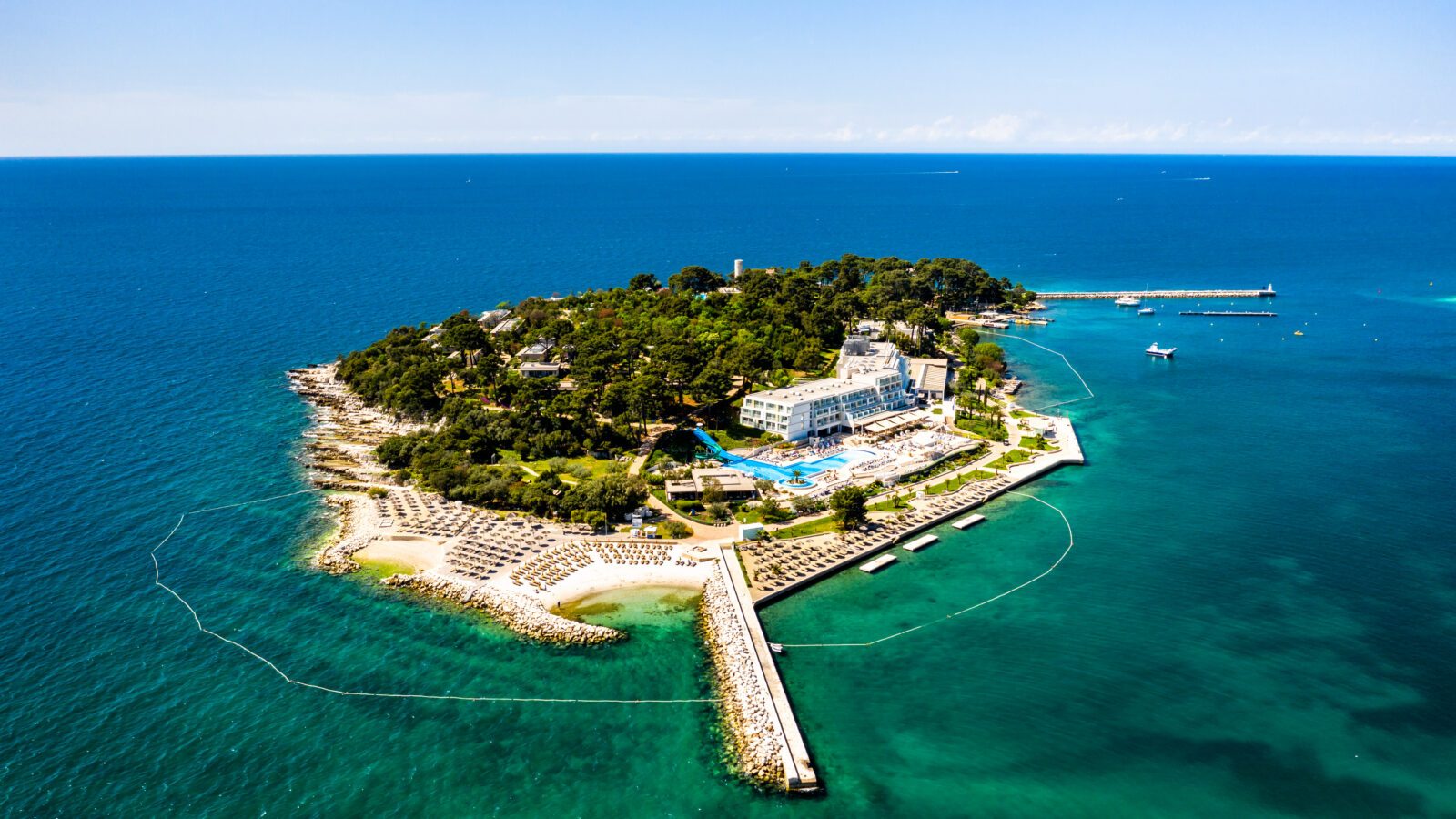 Sveti Nikola island near Porec, Croatia