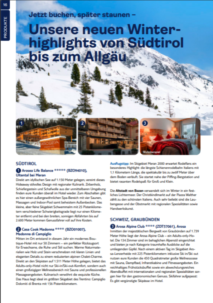 TUI Magazine Feature Desktop