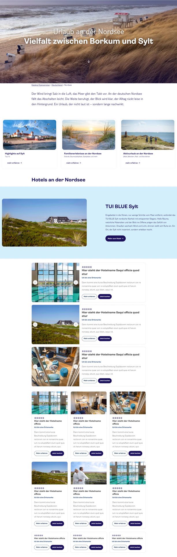 Destinations Magazine Sample Pages