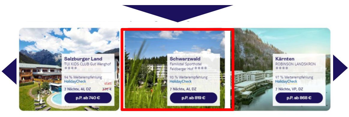 HotelSlider on Landing Page